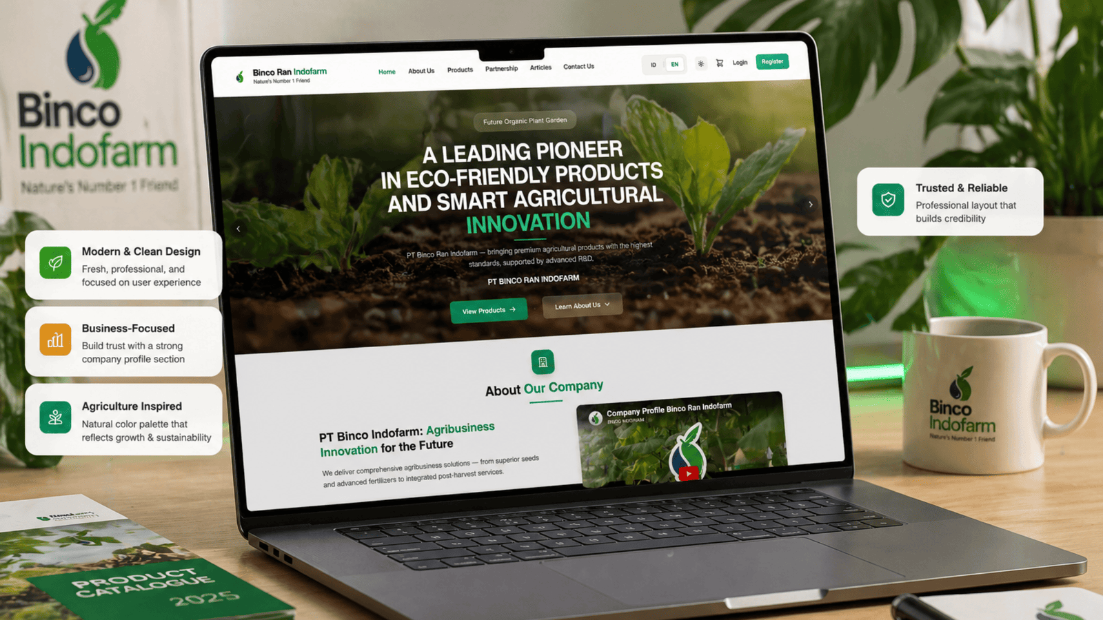 Website Company Profile Eksport